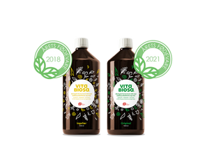 VITA BIOSA - ORIGINAL - 500ml / 1000ml / 3 Liter bag-in-box (økologisk drik fermenteret med kulturer af bifido- og mælkesyrebakterier, ekstrakt fra 19 økologiske urter)