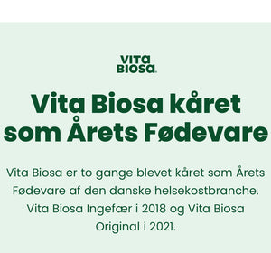 VITA BIOSA - ORIGINAL - 500ml / 1000ml / 3 Liter bag-in-box (økologisk drik fermenteret med kulturer af bifido- og mælkesyrebakterier, ekstrakt fra 19 økologiske urter)