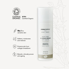 Indlæs billede til gallerivisning GREEN PEOPLE - SCENT FREE ANTI-AGEING 24-HOUR CREAM 50ML (við PREBIOTIKA)
