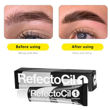 Indlæs billede til gallerivisning RefectoCil - Eyebrow and eyelash tint - Pure Black No. 1 - GEV GÆTUR: Hetta skal blandast saman við Oxidant Cream 3%
