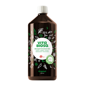 VITA BIOSA - ORIGINAL - 500ml / 1000ml / 3 Liter bag-in-box (økologisk drik fermenteret med kulturer af bifido- og mælkesyrebakterier, ekstrakt fra 19 økologiske urter)