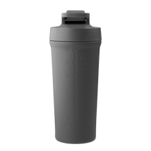 Indlæs billede til gallerivisning AYA&amp;IDA - Shaker Bottle - Dark Grey - 750ML (Den lille bold, til at mixe proteinpulveret med, medfølger)
