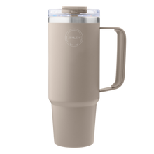 Indlæs billede til gallerivisning AYA&amp;IDA - Thermo Cup with Straw - Cream Beige - 885ML
