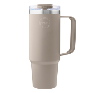 AYA&IDA - Thermo Cup with Straw - Cream Beige - 885ML