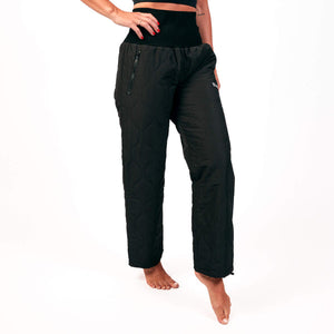 BARA- Black Winter Quilted Pant