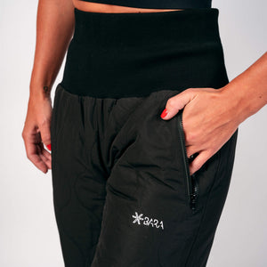 BARA- Black Winter Quilted Pant