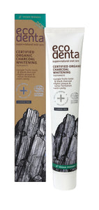 ECODENTA - ORGANIC Charcoal Whitening Toothpaste - 75 ml - UTTAN FLUOR