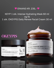 Indlæs billede til gallerivisning EVOLVE - NÝTT: Intense Hydrating Mask 60 ml + 1 stk. ÓKEYPIS Daily Renew Facial Cream 30 ml (virði kr. 404,95)
