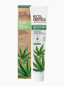 ECODENTA - ORGANIC Multifunctional Toothpaste with Hemp Oil - 75 ml - UTTAN FLUOR