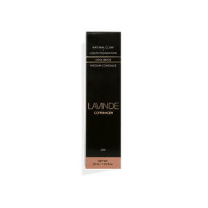 LAVINDE Copenhagen - Natural Glow Liquid Foundation 30 ML - 209N Cool Beige