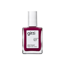 Indlæs billede til gallerivisning Gitti Nail Polish 127 - Red Plum, 15 ml
