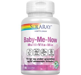 SOLARAY - Baby-Me-Now - Multi-Vita-Min fra SOLARAY (90 eller 150 tabletter)