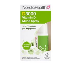 NordicHealth - D3000 Vitamin D Mund Spray (75 μg) 15 ml