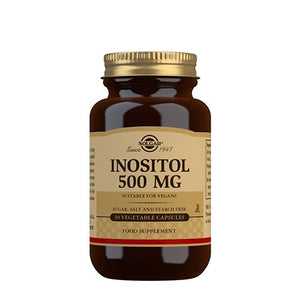 Solgar - Inositol 500 mg - 50 kapsler (isonitol er også kendt som Vitamin B8)