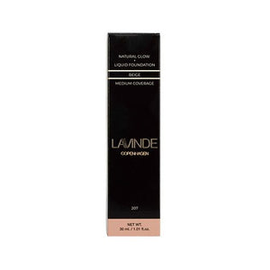 LAVINDE Copenhagen - Natural Glow Liquid Foundation 30 ML - 207N Beige