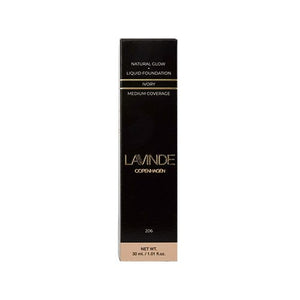 LAVINDE Copenhagen - Natural Glow Liquid Foundation 30 ML - 206C Ivory