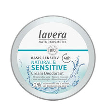 Indlæs billede til gallerivisning LAVERA NATURKOSMETIK - Deo Cream Basis Sensitive 50 ml.
